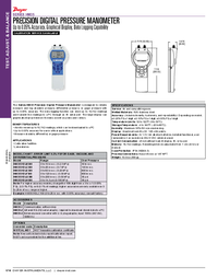 Thumbnail of document Data Sheet - HM35 Precision Digital Pressure Manometer